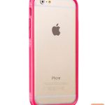 Nugarėlės dėklai Hoco Apple iPhone 6  Moving Shock-proof Silicon Bumper Pink