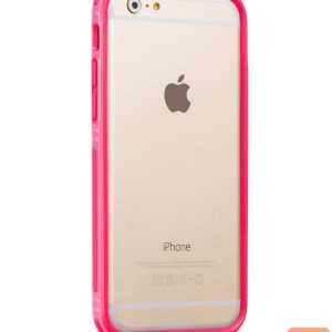 Nugarėlės dėklai Hoco Apple iPhone 6  Moving Shock-proof Silicon Bumper Pink