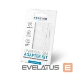 Adapteris Forever Universal NANO SIM/Micro, Micro SIM un NANO/SIM (3in1)