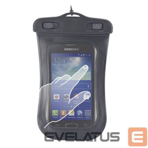 Universalus knygutės dėklas GreenGo Universal Waterproof case 4.5-5.0 162x100mm Black