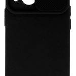Nugarėlės dėklai iLike Apple iPhone XR Camshield Soft Black