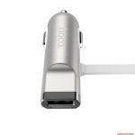 Automobiliniai įkrovikliai Hoco Universal UCL01 Multifunction apple+micro usb Silver