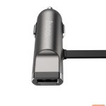 Automobiliniai įkrovikliai Hoco Universal UCL01 Multifunction apple+micro usb Gray