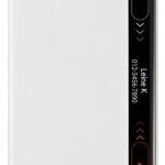 Knygos tipo dėklas dėklai LG  K10 Quick Window Case CFV-150 white