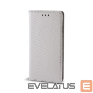 Knygos tipo dėklas dėklai GreenGo LG LG K8 K350N Smart Magnet silver