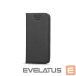 Universalus knygutės dėklas iLike Universal Smart Magnet 4,7-5,3 Black