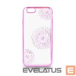 Nugarėlės dėklai Beeyo Sony E5 Flower Dots TPU Pink