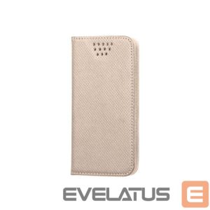 Universalus knygutės dėklas iLike Universal Universal  Magnet 4,5-5,0 Case Gold