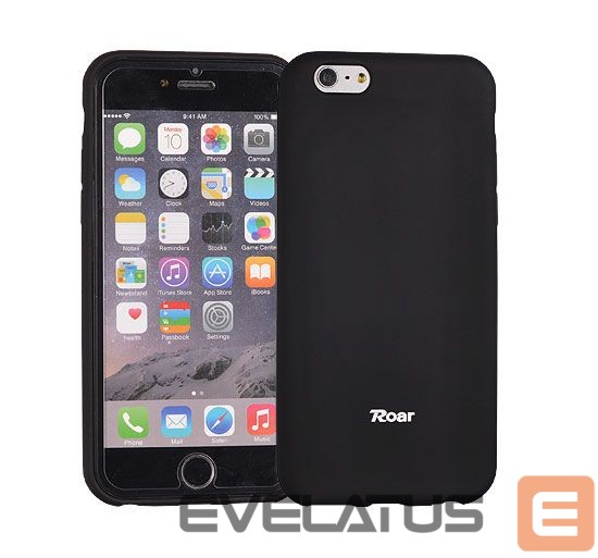Nugarėlės dėklai Roar Huawei P9 lite All Day Jelly Case Black