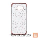 Nugarėlės dėklai GreenGo Samsung S7 Edge G935 TPU 3D Stars Rose Gold