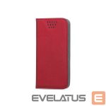 Universalus knygutės dėklas GreenGo Universal Smart Magnet 4,5-5,0'' Red
