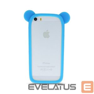 Universalus knygutės dėklas GreenGo Universal bumper L (10cm) Ears Blue