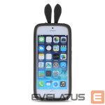 Universalus knygutės dėklas GreenGo Universal bumper L (10cm) Rabbit Ears Black