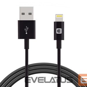 Kabelis Evelatus Universal MFI Data Cable 1m MFI02 Black