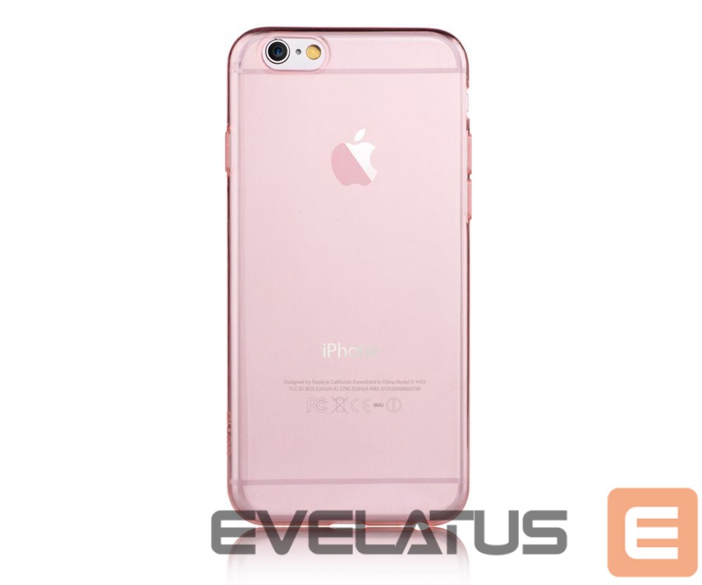 Nugarėlės dėklai Devia Apple iPhone 6/6s Plus Naked case Rose Gold