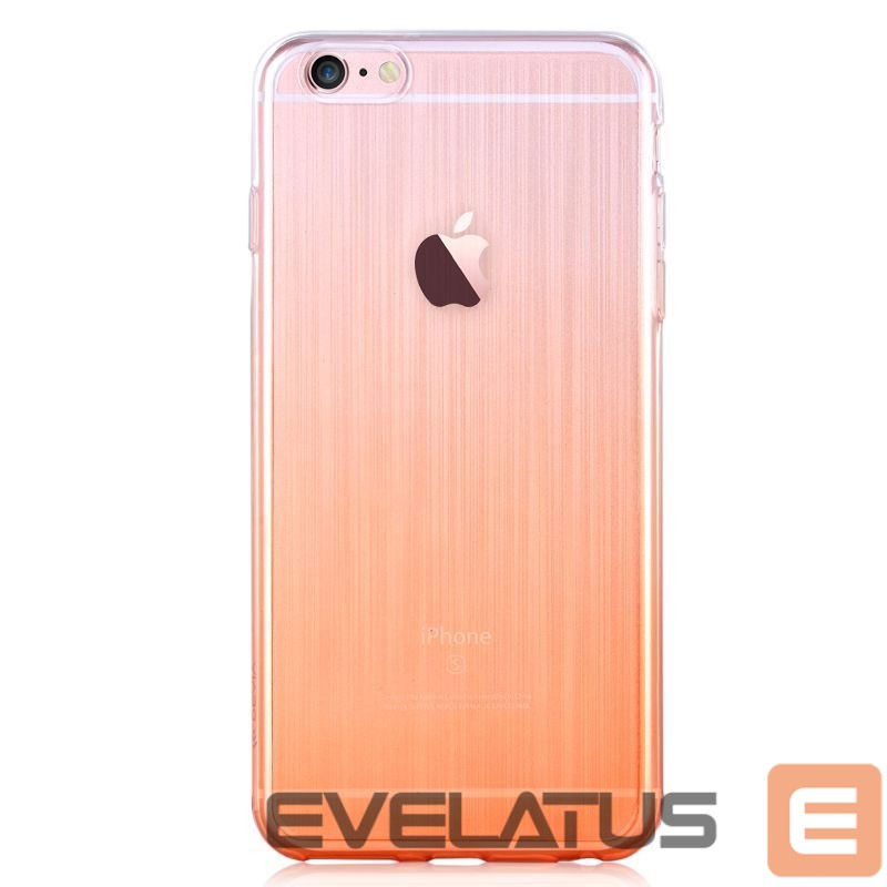 Nugarėlės dėklai Devia Apple iPhone 6/6s Plus Azure soft case Orange