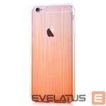 Nugarėlės dėklai Devia Apple iPhone 6/6s Plus Azure soft case Orange
