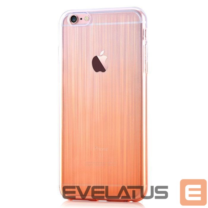 Nugarėlės dėklai Devia Apple iPhone 6/6s Plus Azure soft case Orange