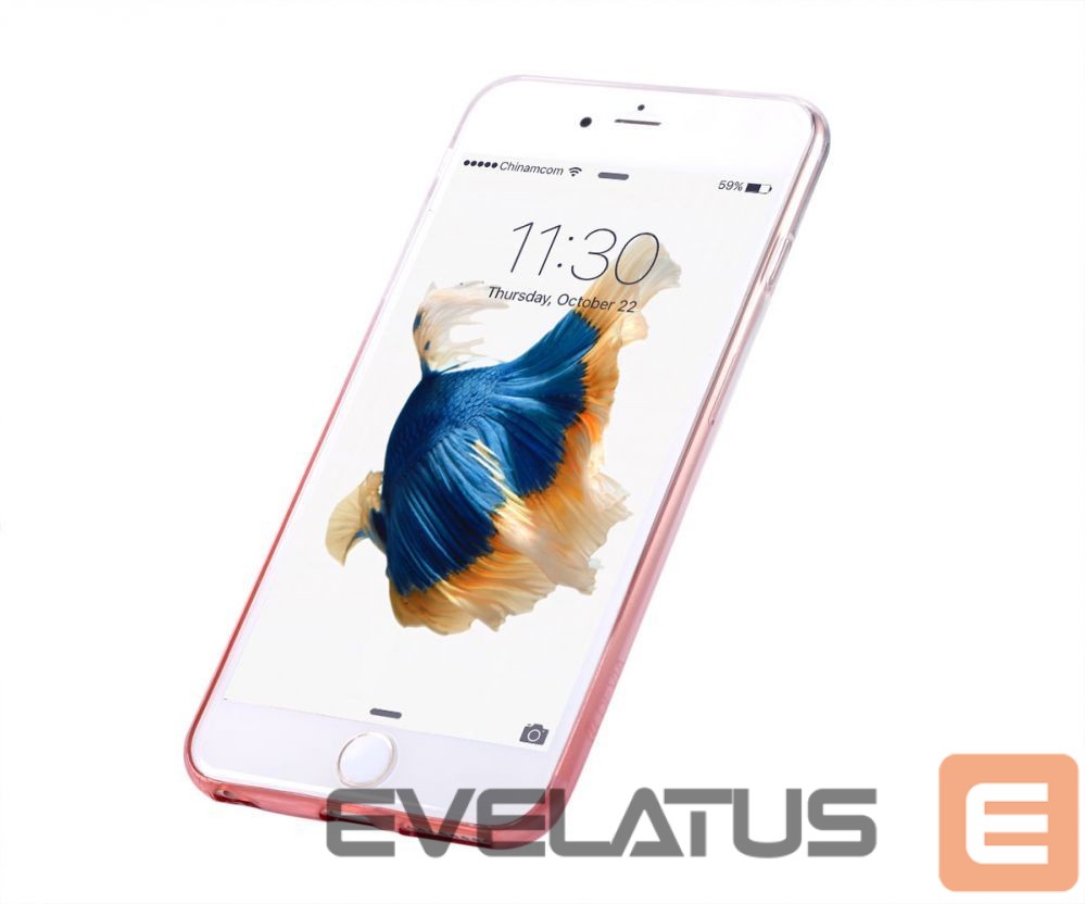 Nugarėlės dėklai Devia Apple iPhone 6/6s Plus Leo2 Diamond soft case Rose Gold