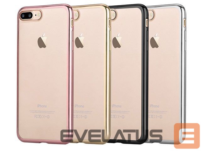Nugarėlės dėklai Devia Apple iPhone 7/8 Glitter soft case Black