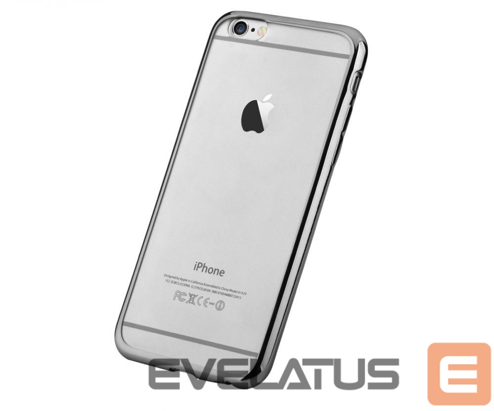 Nugarėlės dėklai Devia Apple iPhone 7 Plus/8 Plus Glitter soft case Silver