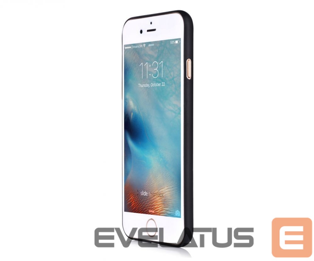 Nugarėlės dėklai Devia Apple iPhone 7 Plus Jelly Slim Case Black
