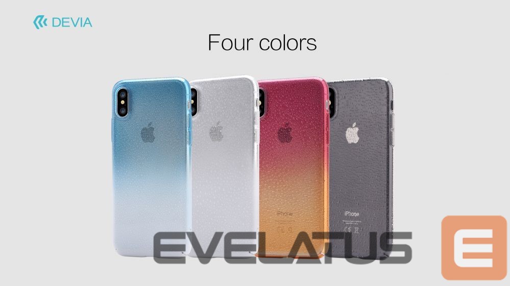 Nugarėlės dėklai Devia Apple iPhone X Amber case Tea color