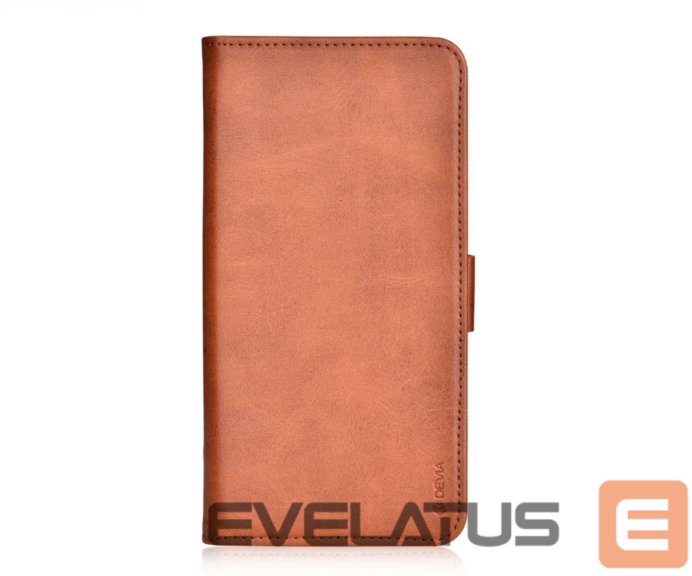 Knygos tipo dėklas dėklai Devia Apple iPhone X Magic 2 in 1 case Brown