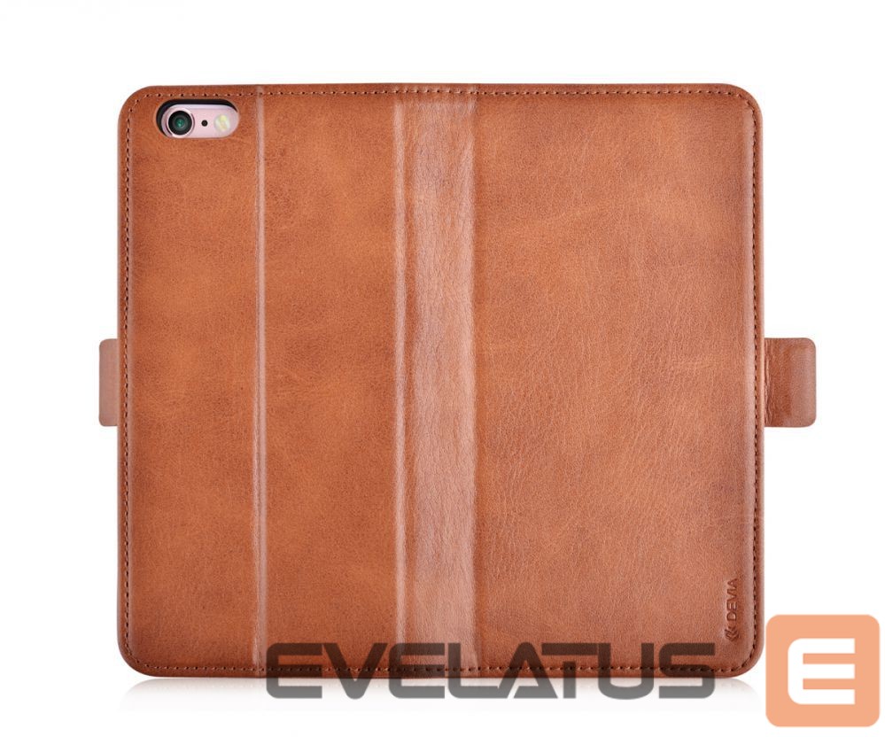Knygos tipo dėklas dėklai Devia Apple iPhone X Magic 2 in 1 case Brown