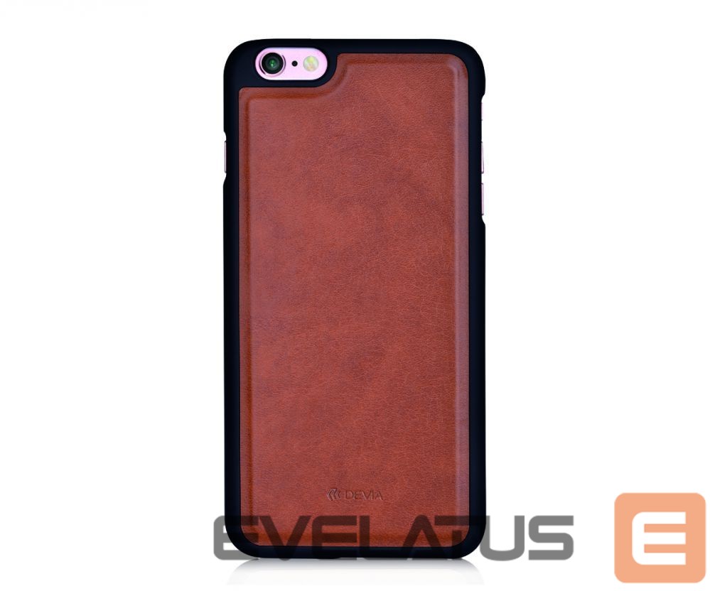 Knygos tipo dėklas dėklai Devia Apple iPhone X Magic 2 in 1 case Brown