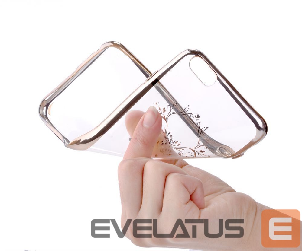 Nugarėlės dėklai Devia Samsung Galaxy S8 Plus Crystal Iris soft case Champagne Gold