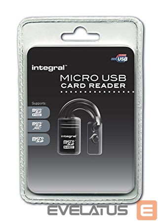 Atminties kortelės Integral Micro SD Mini USB Cardreader INCRMSDMINIUSB
