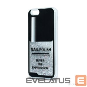 Nugarėlės dėklai GreenGo Apple Apple iPhone 7/ iPhone 8 Liquid Glitter TPU Silver