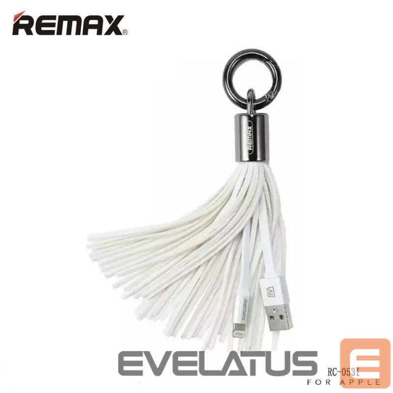 Kabelis Remax Universal Tassels Ring Cable for Micro White