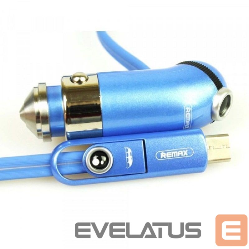 Automobiliniai įkrovikliai Remax Cutie Car Charger RCC211 Blue