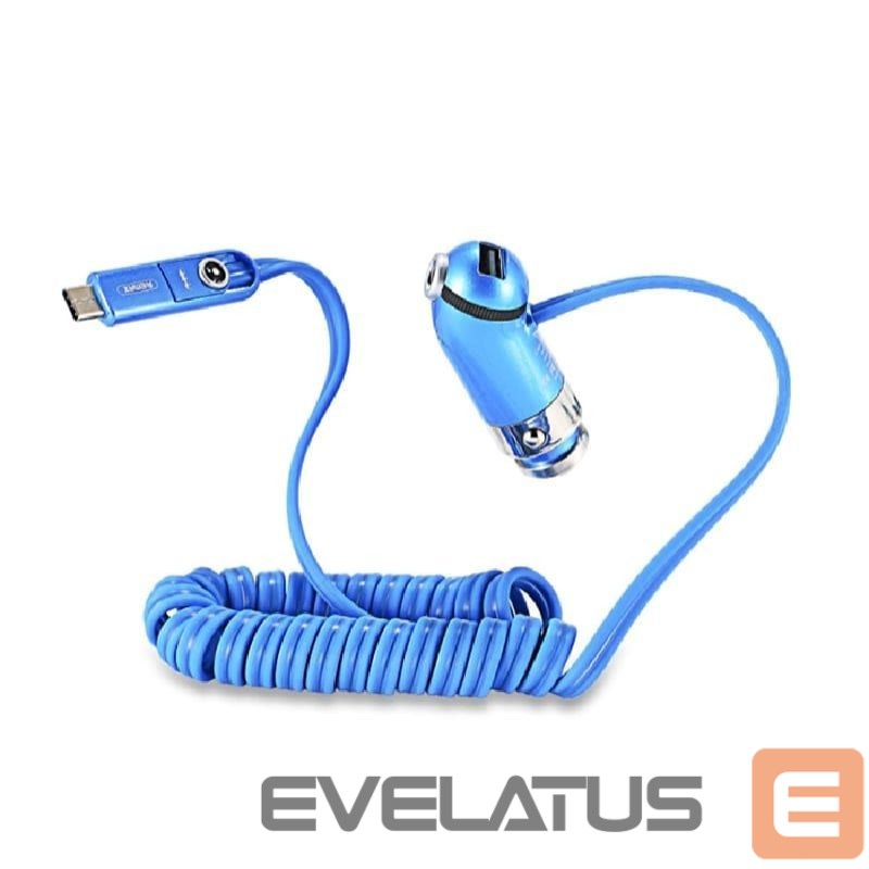 Automobiliniai įkrovikliai Remax Cutie Car Charger RCC211 Blue
