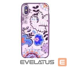 Nugarėlės dėklai Devia Apple iPhone X Crystal Bloosom case Rose Gold