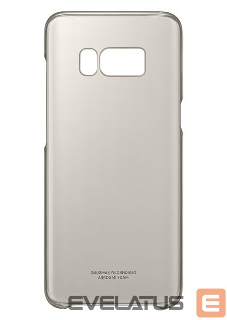 Nugarėlės dėklai Samsung QG955CFE Clear Cover for Galalxy S8+ G955 Gold