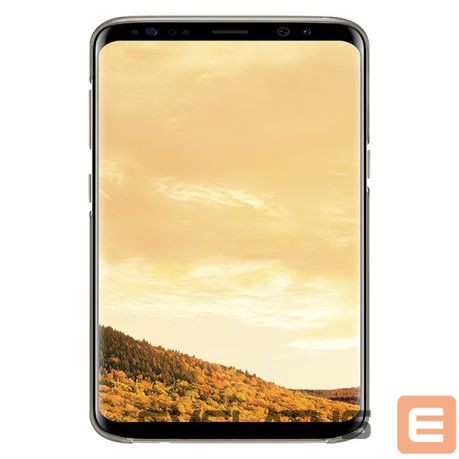Nugarėlės dėklai Samsung QG955CFE Clear Cover for Galalxy S8+ G955 Gold