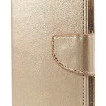 Knygos tipo dėklas dėklai Mercury Apple iPhone X/XS Bluemoon Diary Case Gold