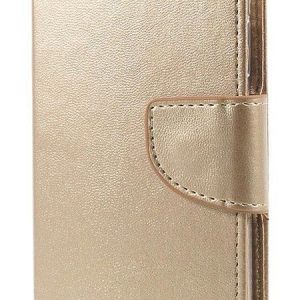 Knygos tipo dėklas dėklai Mercury Apple iPhone X/XS Bluemoon Diary Case Gold
