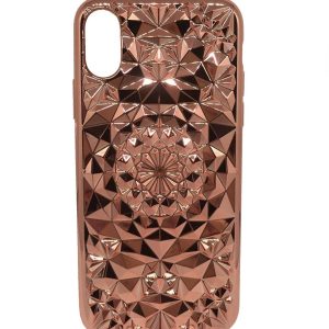 Nugarėlės dėklai GreenGo Apple iPhone X 3D Case Rose Gold