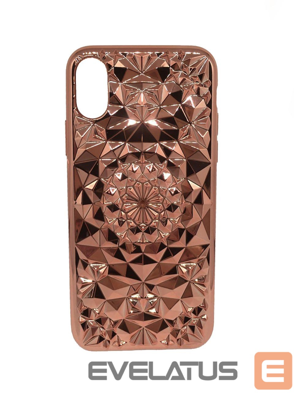 Nugarėlės dėklai GreenGo Apple iPhone X 3D Case Rose Gold