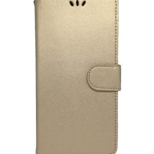Knygos tipo dėklas dėklai iLike Samsung S6 Book Case Gold