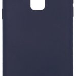 Nugarėlės dėklai Evelatus Samsung Galaxy A6 Plus 2018 Nano Silicone Case Soft Touch TPU Midnight Blue