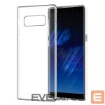 Nugarėlės dėklai Evelatus Samsung Galaxy Note 8 Clear Silicone Case 1.5mm TPU Transparent