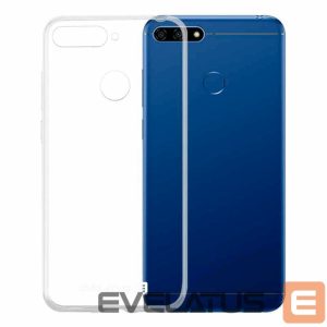 Nugarėlės dėklai Evelatus Huawei Y6 2018 Clear Silicone Case 1.5mm TPU Transparent