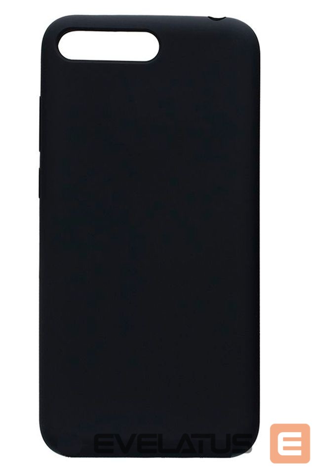 Nugarėlės dėklai Evelatus Huawei Y6 2018 Nano Silicone Case Soft Touch TPU Black