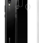 Nugarėlės dėklai Evelatus Huawei P20 lite Clear Silicone Case 1.5mm TPU Transparent