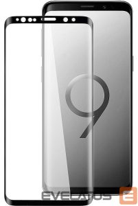 Apsauginiai stiklai Evelatus Samsung Galaxy S9 Plus G965 2.5D Full Cover Japan Glue Glass Anti-Static